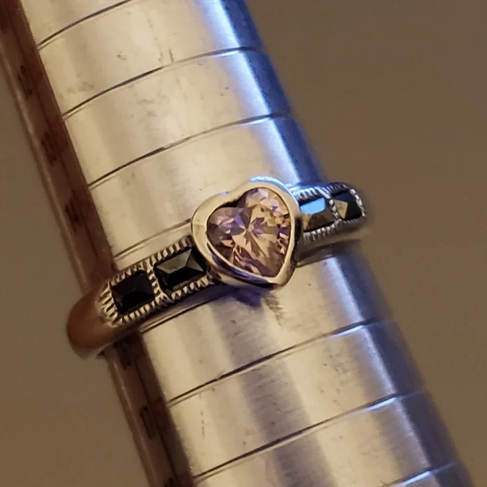 Vintage Sterling Silver vintage bezel